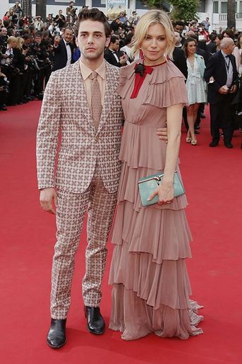 Sienna Miller et Xavier Dolan à Cannes le 23 mai 2015