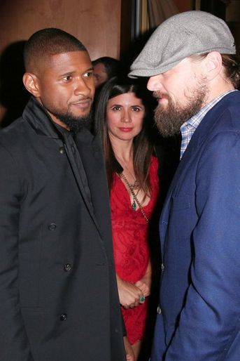 Usher et Leonardo DiCaprio