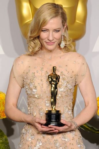 Cate remporte l&#039;Oscar de la Meilleure actrice pour &quot;Blue Jasmine&quot;, 2 mars 2014