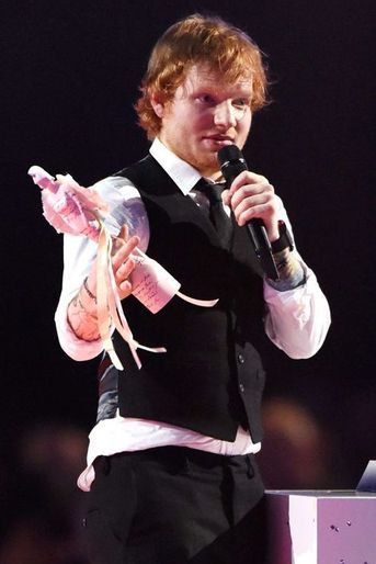 Ed Sheeran à Londres le 25 février 2015