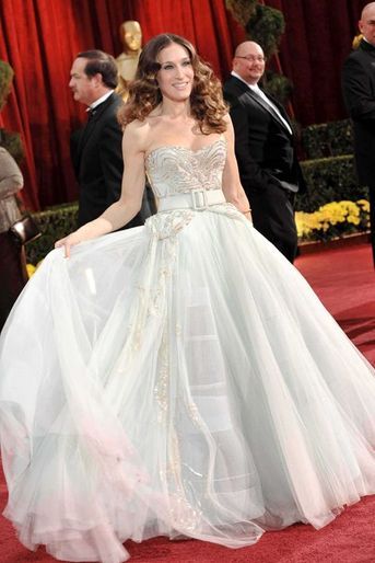 En Christian Dior Haute Couture aux Oscars 2009