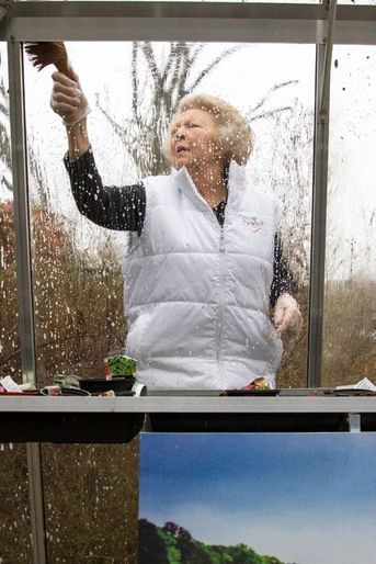L&#039;ex-reine Beatrix des Pays-Bas participe à la journée des bénévoles à Barneveld, le 20 mars 2015