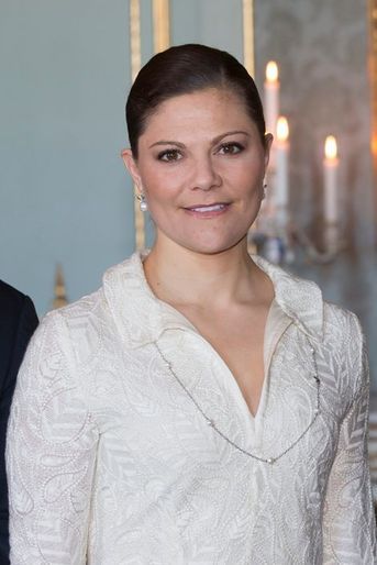 La princesse Victoria de Suède à Stockholm, le 9 mars 2015