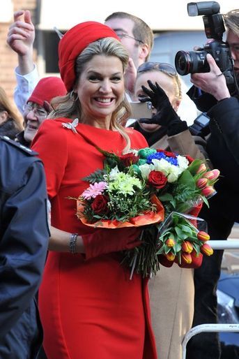 La reine Maxima des Pays-Bas à Hambourg, le 20 mars 2015