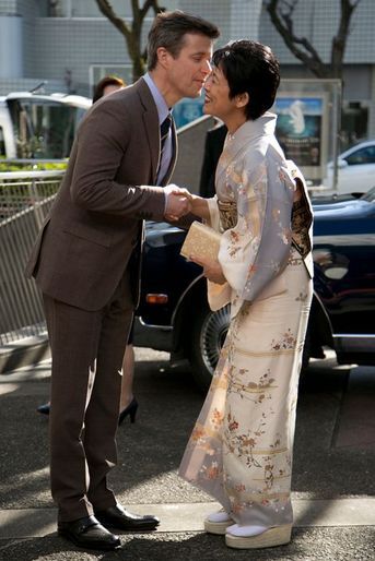 Le prince Frederik de Danemark et la princesse Hisako de Takamado à Tokyo, le 27 mars 2015
