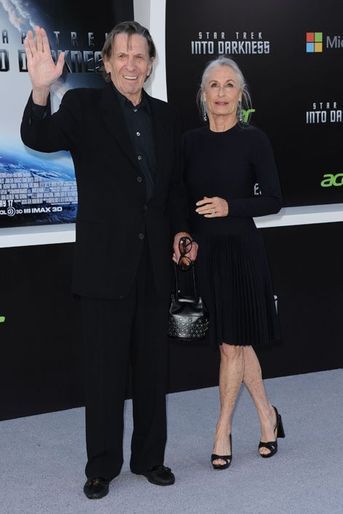 Leonard Nimoy et son épouse Susan Bay en mai 2013