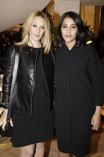 Ludivine Sagnier et Leïla Bekhti à Paris le 31 mars 2015