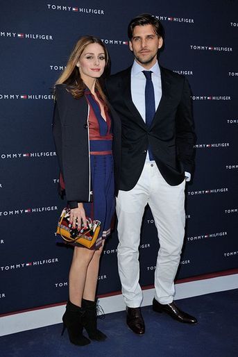 Olivia Palermo et Johannes Huebl à Paris le 31 mars 2015