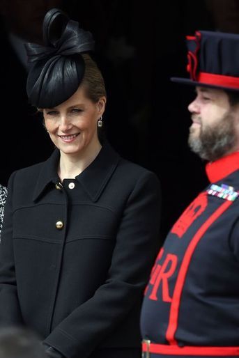 Sophie de Wessex à la cérémonie de ré-inhumation de Richard III à la cathédrale de Leicester, le 26 mars 2015