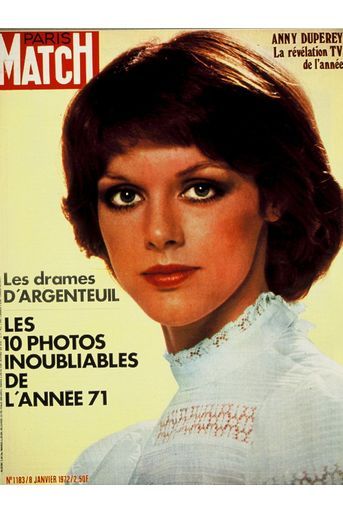 Anny Duperey pour la couverture du numéro 1183, le 8 janvier 1972