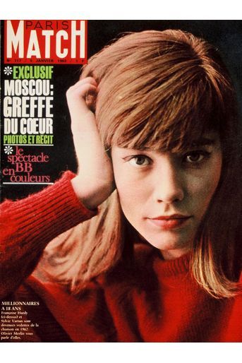 Françoise Hardy pour la couverture du numéro 717, le 5 janvier 1963