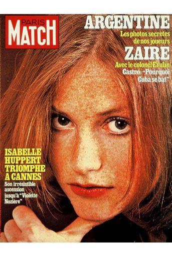 Isabelle Huppert pour la couverture du numéro 1515, le 9 juin 1978