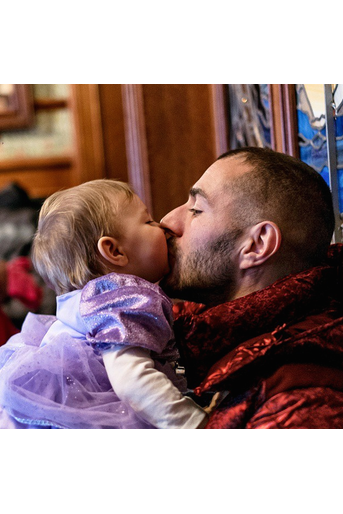 Karim Benzema et sa petite Mélia