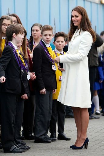 Kate ex-Middleton à Portsmouth, le 12 février 2015