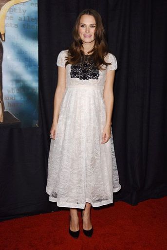 L'actrice britannique Keira Knightley, enceinte, lors de la cérémonie des Writers Guild Awards à Los Angeles, le 14 février 2015