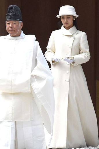 La princesse Kako au sanctuaire d’Ise-Jingu, le 6 mars 2015