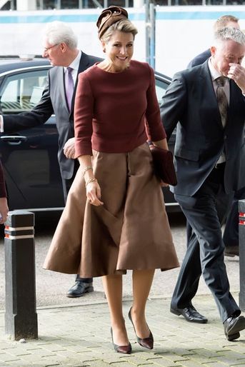 La reine Maxima des Pays-Bas à Almere, le 5 février 2015