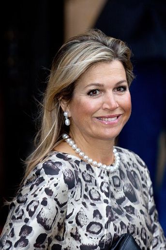 La reine Maxima des Pays-Bas, le 14 janvier 2015