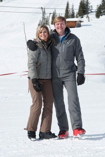 La reine Maxima et le roi Willem-Alexander à Lech, le 23 février 2015