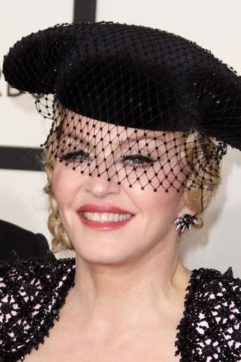 Madonna à Los Angeles le 8 février 2015