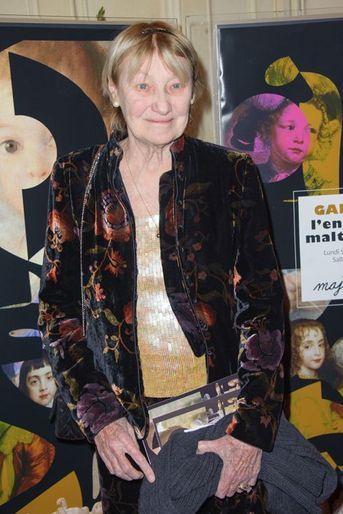 Marisa Bruni Tedeschi au gala Enfance Majuscule à Paris, le 9 mars 2015