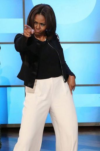Michelle Obama sur le plateau du talk-show de Ellen DeGeneres