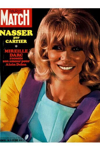 Mireille Darc pour la couverture du numéro 1118, le 10 octobre 1970
