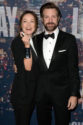 Olivia Wilde et Jason Sudeikis à New York le 15 février 2015