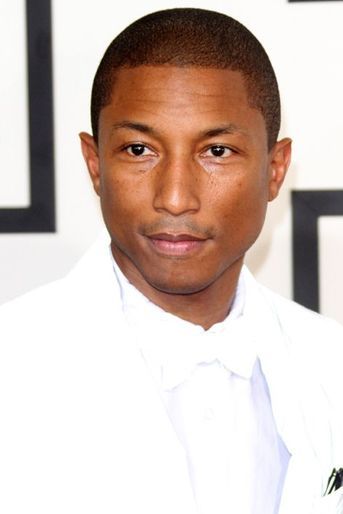 Pharrell Williams à Los Angeles le 8 février 2015