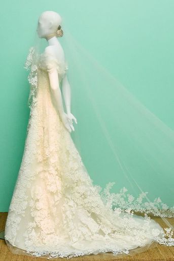 Robe de mariée d&#039;Elizabeth Cordry Shaffer, belle-fille d&#039;Anna Wintour