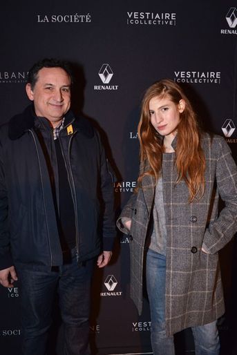 Thierry Klifa et Agathe Bonitzer à Paris le 5 février 2015