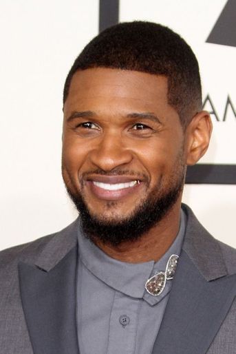 Usher à Los Angeles le 8 février 2015