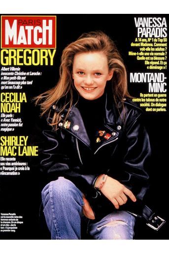 Vanessa Paradis pour la couverture du numéro 2004, le 23 octobre 1987