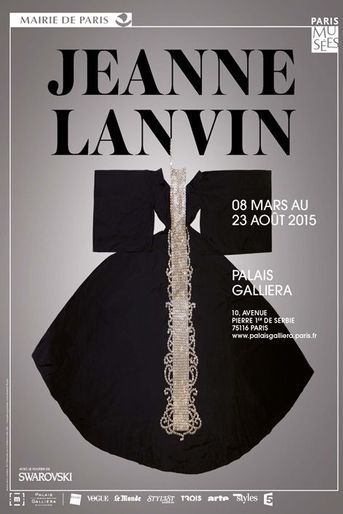 Affiche de l'Exposition Jeanne Lanvin