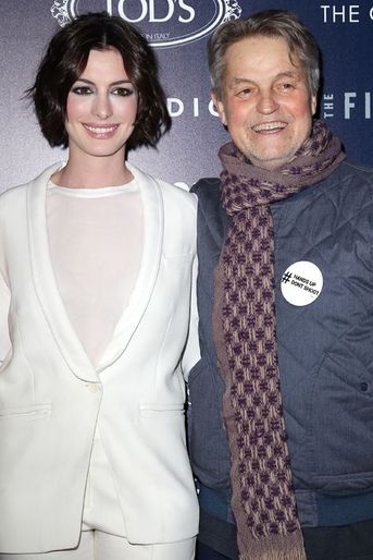 Anne Hathaway et Jonathan Demme à New York le 20 janvier 2015