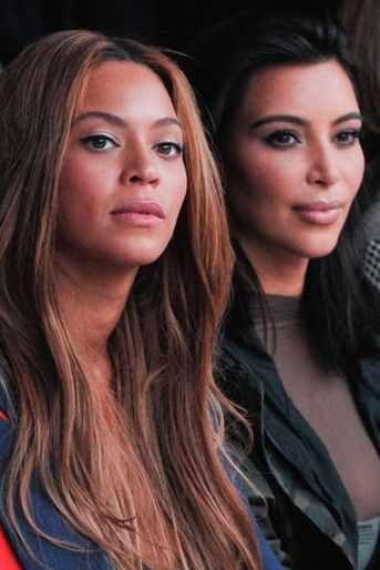 Beyoncé et Kim Kardashian au défilé Adidas par Kanye West 
