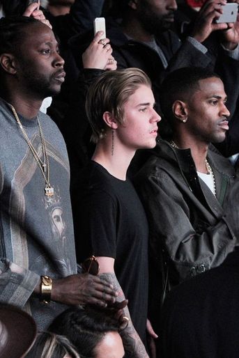 Justin Bieber au défilé Adidas par Kanye West 