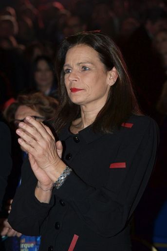 La princesse Stéphanie de Monaco au 39ème Festival du cirque de Monte-Carlo, le 20 janvier 2015