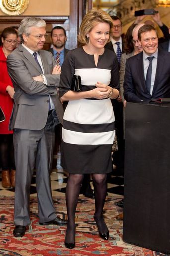 La reine Mathilde à la remise des Belgian Beauties Awards à Auderghem, le 13 janvier 2015