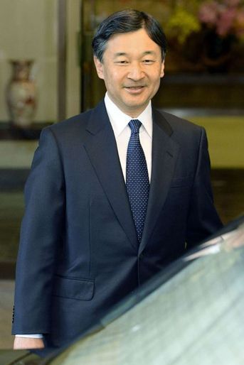 Le prince Naruhito du Japon quitte sa résidence à Tokyo pour se rendre à Riyad, le 25janvier 2014