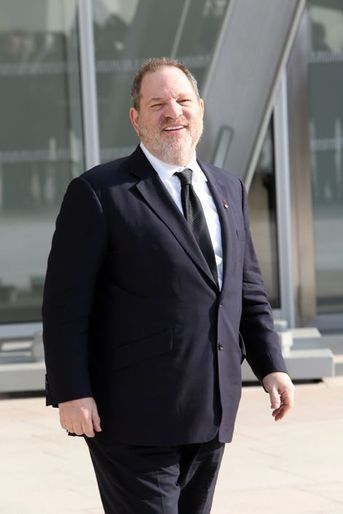 Le producteur Harvey Weinstein au défilé Louis Vuitton