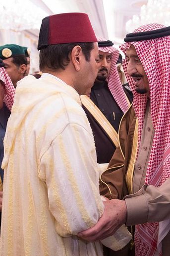Le roi Mohammed VI du Maroc à Riyad, le 24 janvier 2014