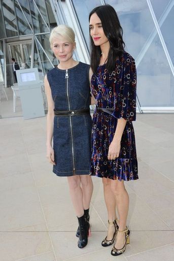 MIchelle Williams et Jennifer Connelly au défilé Louis Vuitton
