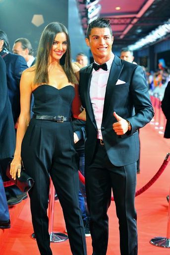 Ronaldo accompagné d'Irina Shayk pour la cérémonie du Ballon d'Or 2012
