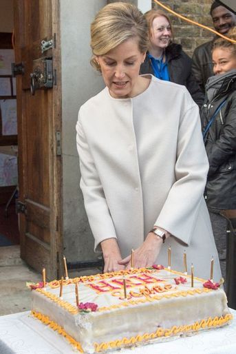 Sophie de Wessex a fêté ses 50 ans avec l’association Tomorrow’s People à Londres, le 20 janvier 2015