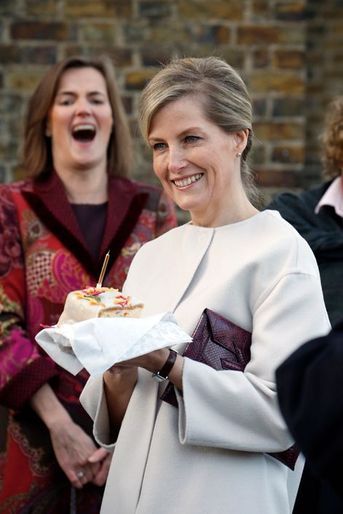 Sophie de Wessex a fêté ses 50 ans avec l’association Tomorrow’s People à Londres, le 20 janvier 2015