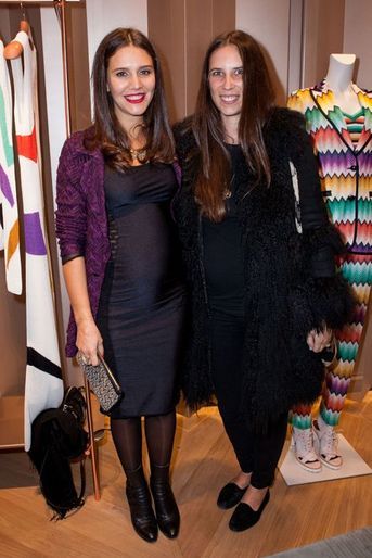 Tatiana Santo Domingo avec Margherita Missoni à Paris, le 27 janvier 2015