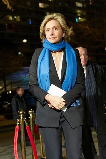 Valérie Pécresse arrive au 30ème dîner du Crif à Paris, le 23 février 2015