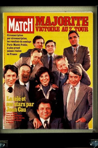 Couverture de "Paris Match", n°1501. "La télé et ses stars", daté du 3 mars 1978