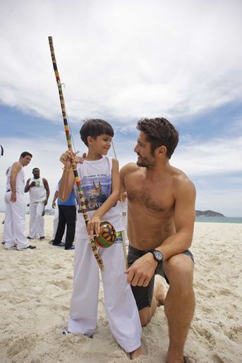 Découverte de la Capoeira à sa source pour Bixente Lizarazu